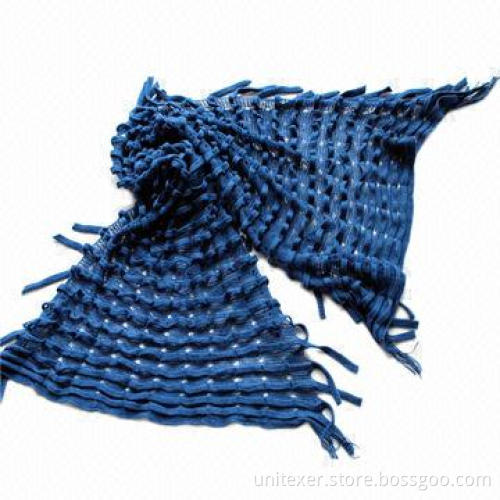 Acrylic Knitted Scarf, Customized Sizes and Colors are Accepted, Weighs 104g